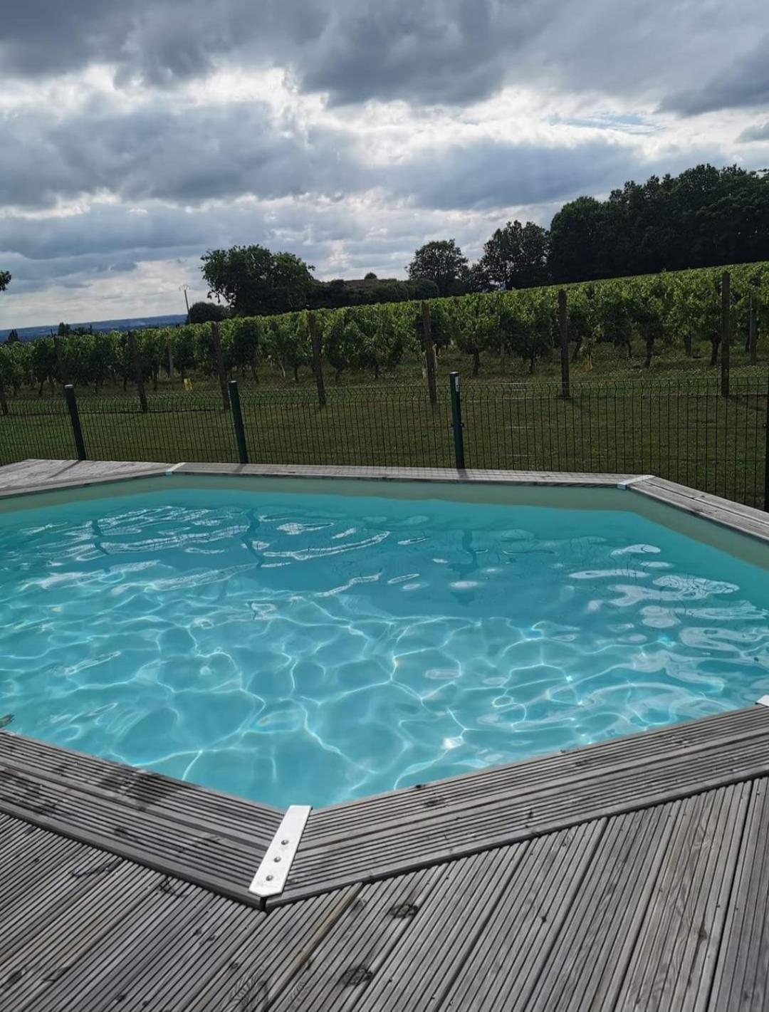 La Vigneraie De Laura: Gite Entre Vignes Et Chenes Sainte-Colombe  ภายนอก รูปภาพ